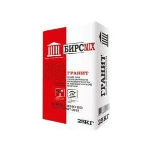 Клей плиточный ГРАНИТ БИРСMIX 25кг/58