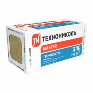 Плиты минераловатные ТЕХНОАКУСТИК (8 плит) 50х600х1200мм (0,288 м3/5,76м2упак)
